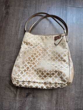 Coach Madison Op Art sateen Phoebe shoulder bag